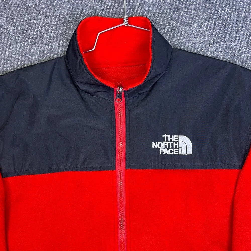 The North Face Fleece Jacket Mens M Red Black Gore Windstopper Gorpcore Hiking